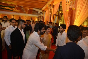 Akkineni Family at Nimmagadda Prasad Daughter Wedding